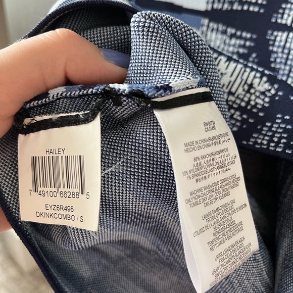 BCBG blue bandage dress - Picture 6 of 7